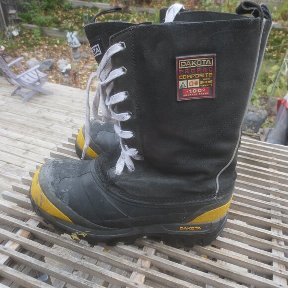 Dakota Men's Propac Composite Safety Boots -100 C Comfort Rated Boots - Size 10. - Picture 5 of 16